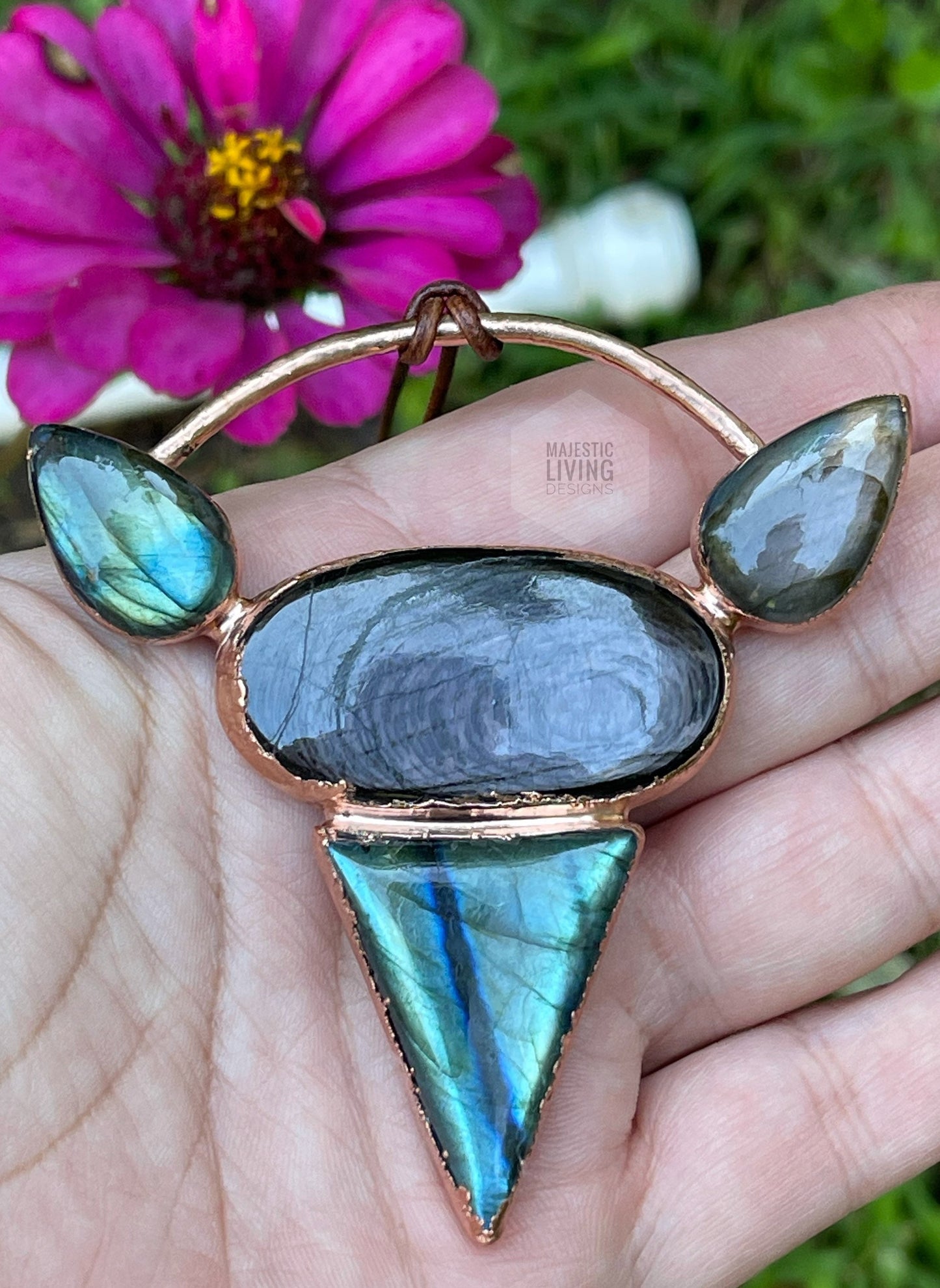 Statement Deer Pendant • Deer Pendant • Electroformed • Gifts for her • Gifts for him • Stocking stuffer • Hippie Jewelry • Deer Jewelry •