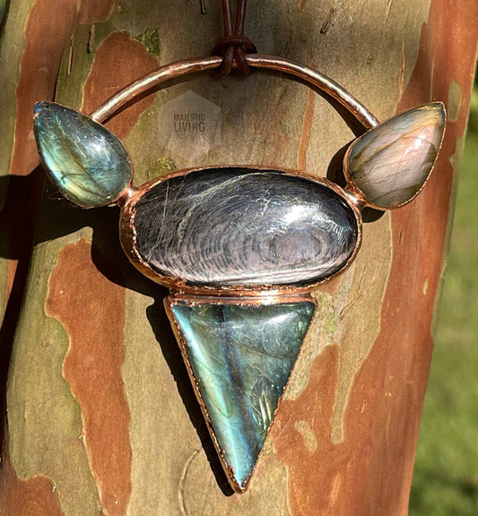 Statement Deer Pendant • Deer Pendant • Electroformed • Gifts for her • Gifts for him • Stocking stuffer • Hippie Jewelry • Deer Jewelry •