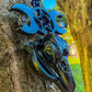 Raven Statement piece w/ Diamond Herkimers, Smoked Opals, Black Spinel & Blue Labradorite