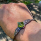 Custom Peridot Cuff Bracelet