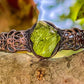 Custom Peridot Cuff Bracelet