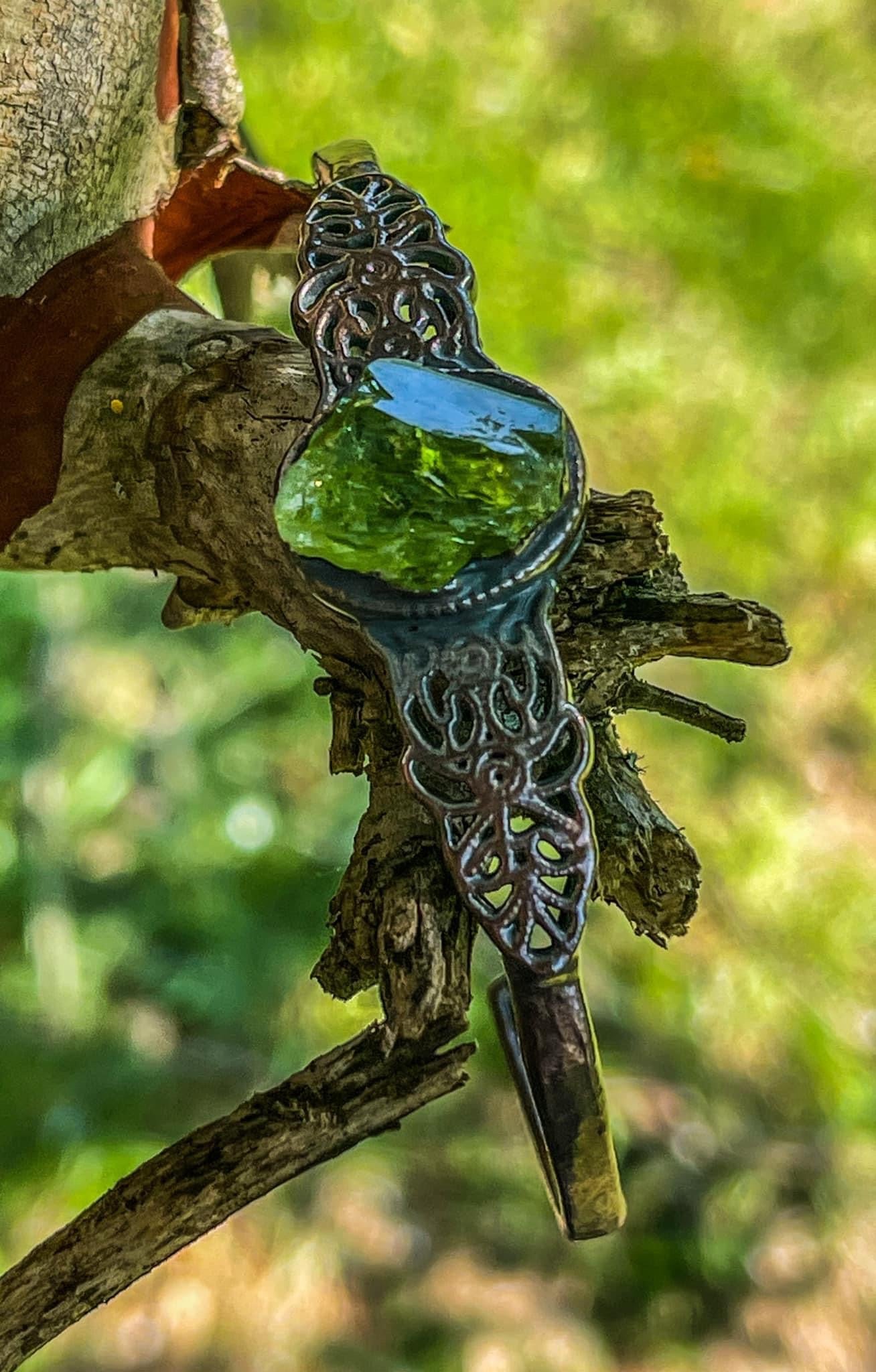 Custom Peridot Cuff Bracelet