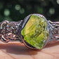 Custom Peridot Cuff Bracelet