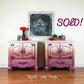 SOLD ~Rustic Boho Nightstands ~Ombré Majestic Living