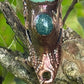 Dreadbead • Locbead • Hair Jewelry • Chrysoprase Jewelry • Dread decoration • Loc decoration • Hair wrap • Gemstone Dreadbead  Electroformed