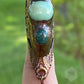 Dreadbead • Locbead • Hair Jewelry • Chrysoprase Jewelry • Dread decoration • Loc decoration • Hair wrap • Gemstone Dreadbead  Electroformed