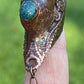 Dreadbead • Locbead • Hair Jewelry • Chrysoprase Jewelry • Dread decoration • Loc decoration • Hair wrap • Gemstone Dreadbead  Electroformed