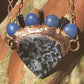 Indigo Gabbro Pendant • Dumortierite Jewelry •  Black Tourmaline Jewelry • Hippie Jewelry • Electroformed • Gifts for her • Stocking Stuffer