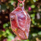 Electroformed Fire Quartz Pendant